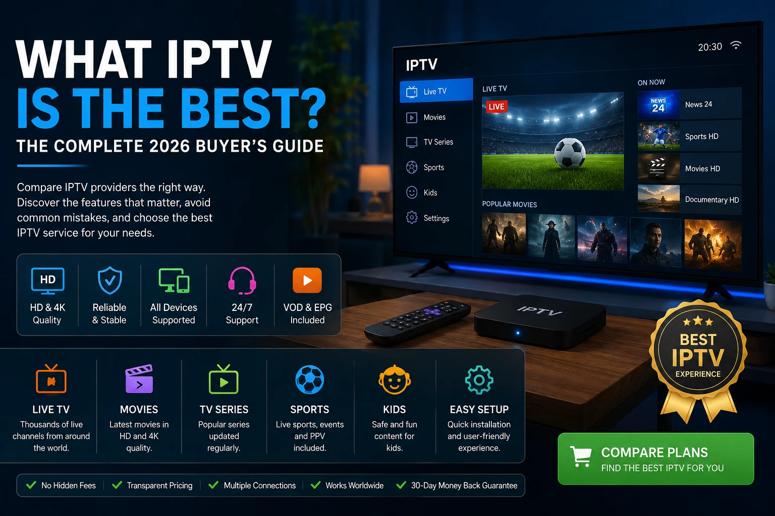 What IPTV is the best in 2026 buyer guide