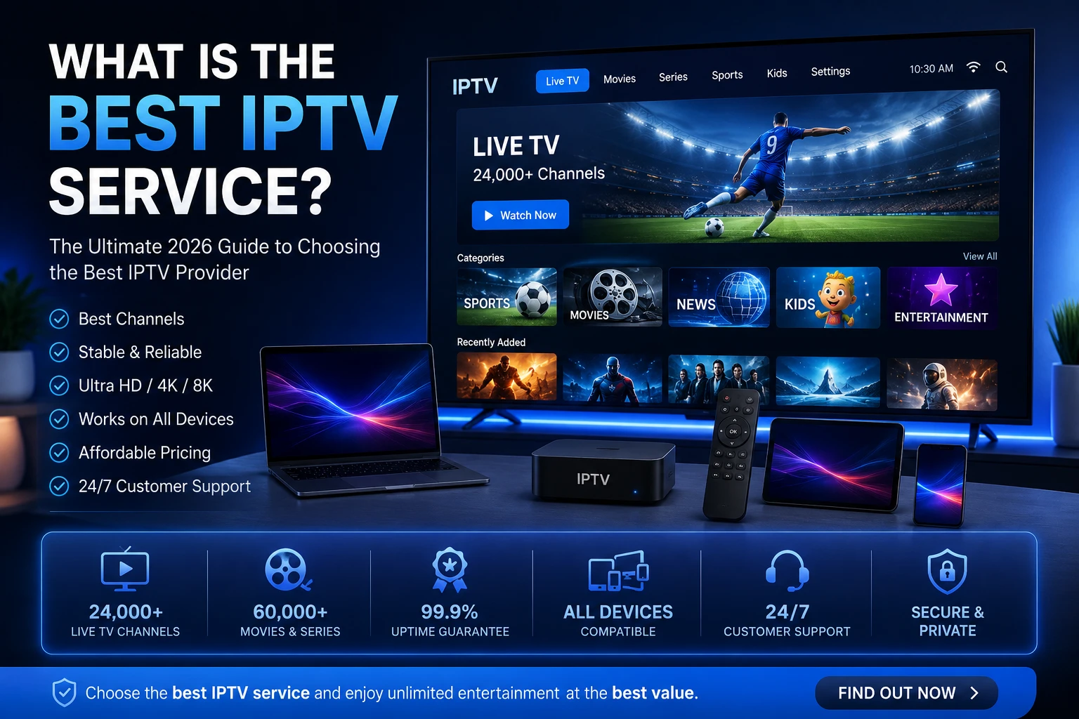 What is the best IPTV service in 2026 buyer guide